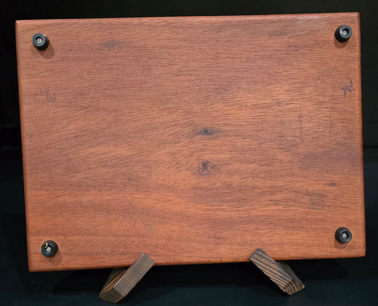 Mahogany Cheese Board w/Feet