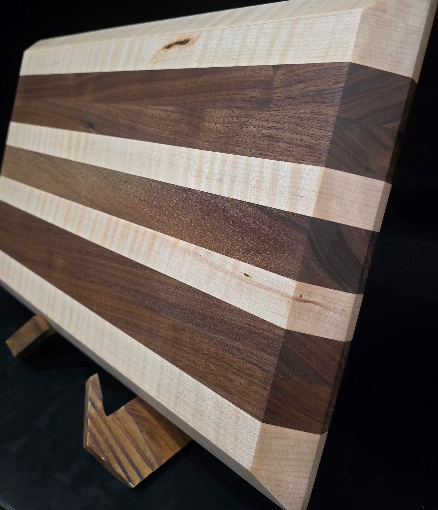Walnut and Maple Striped Board