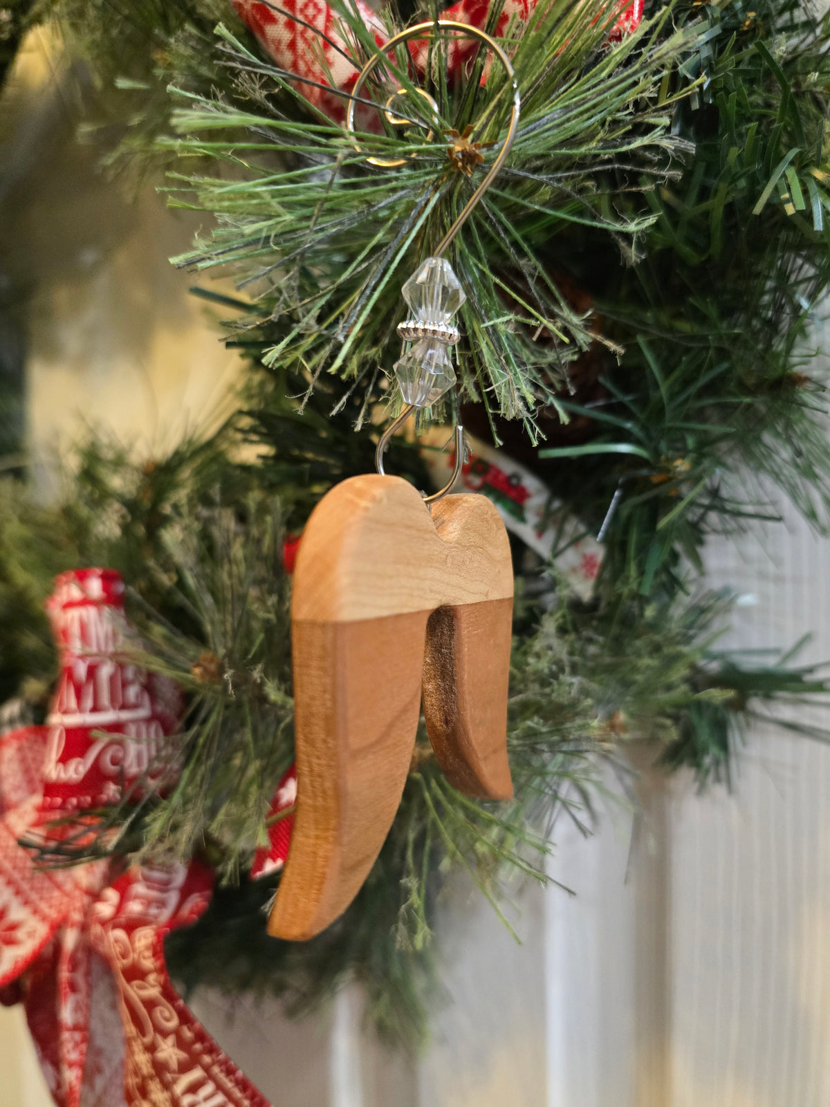 Angel Wing Christmas Ornaments