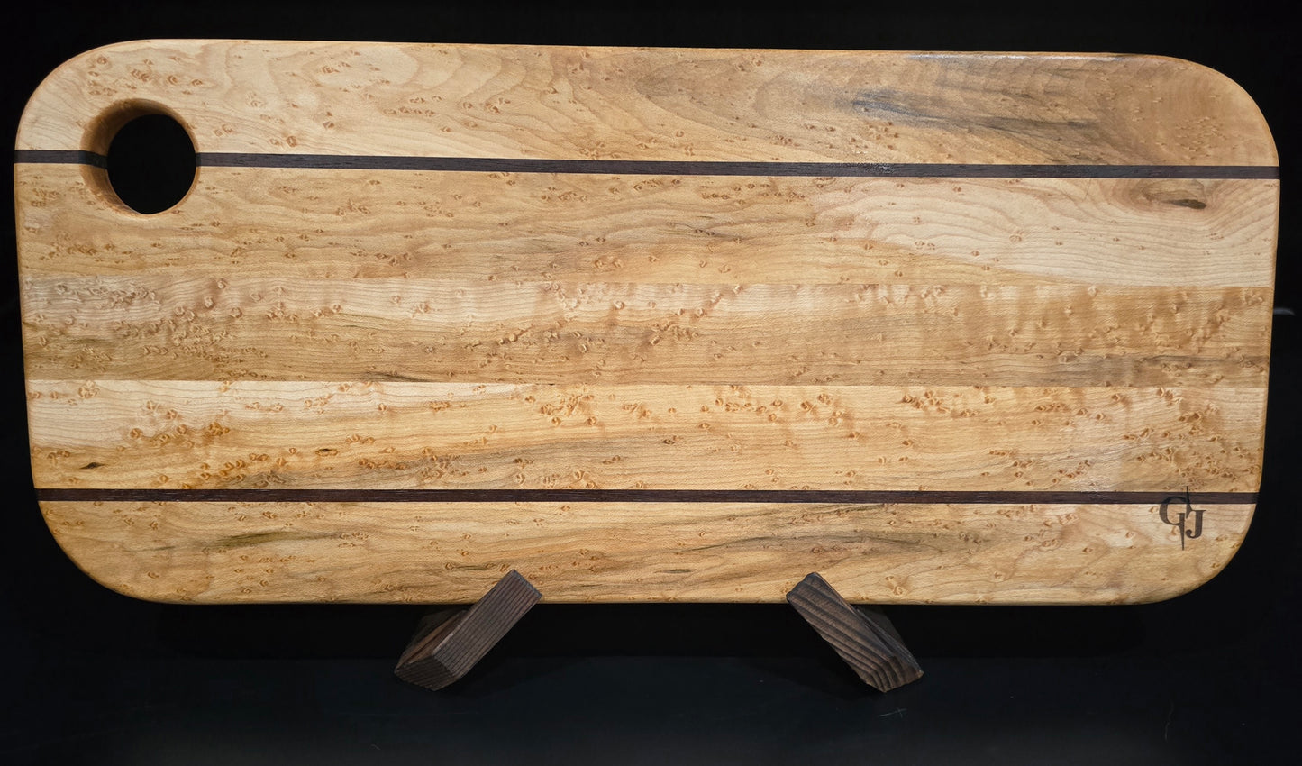 Birdseye Maple and Nogal Cheese Board