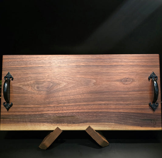 Walnut Cheese board with handles