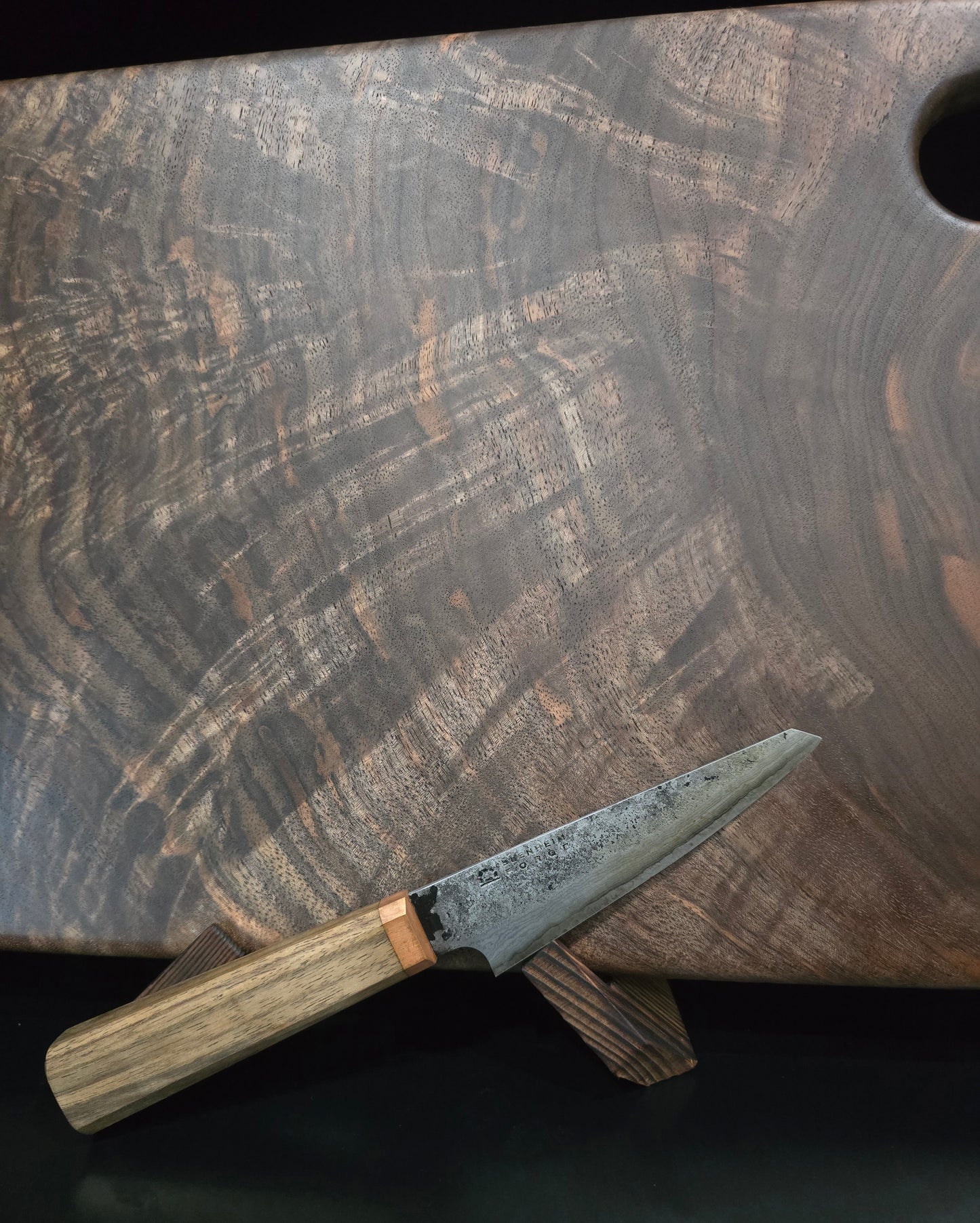Claro Walnut Cutting Board 19x12 | Large Wooden Serving Board, Luxury Charcuterie Board, Handcrafted Wood Pastry Board, Unique Housewarming Gift