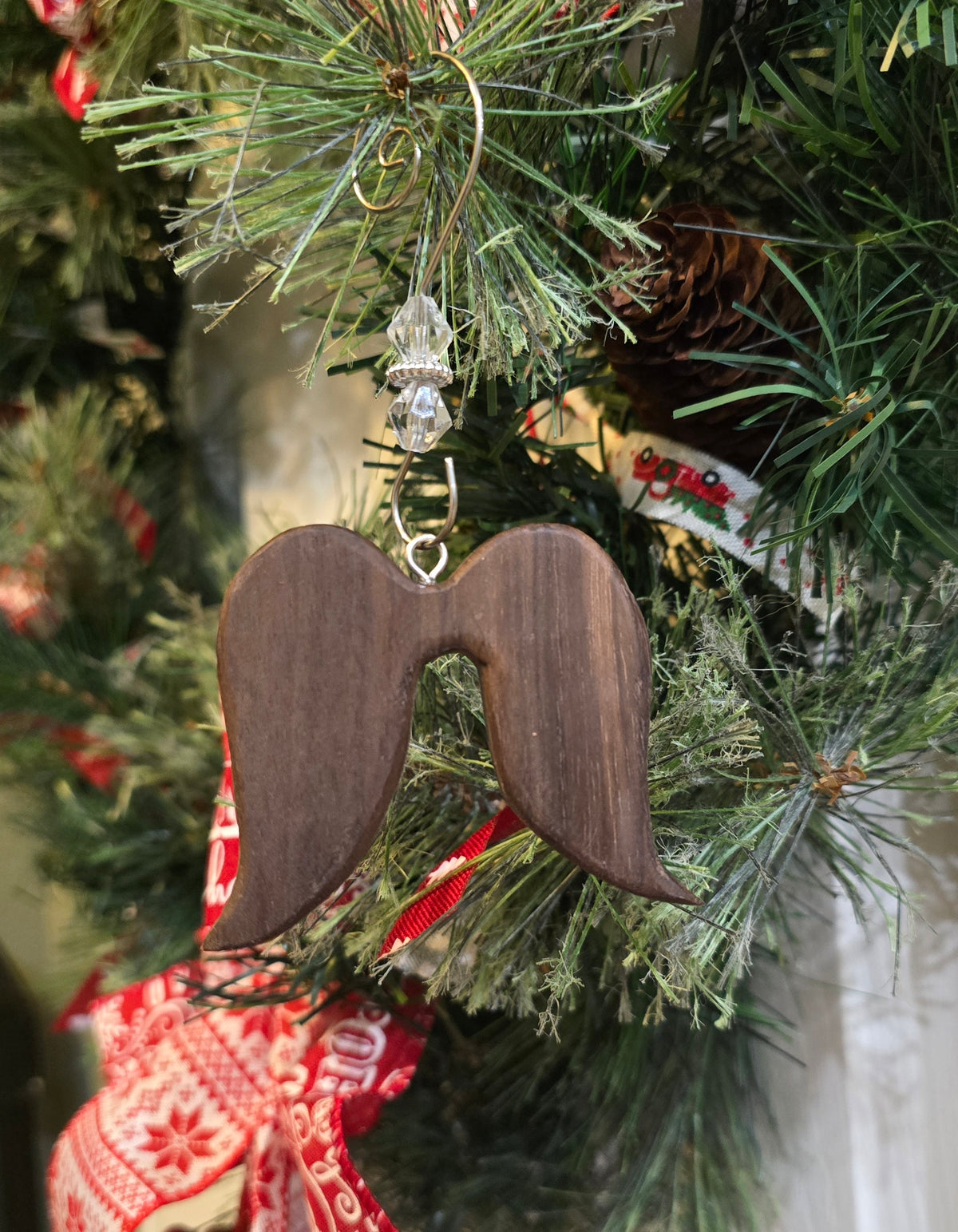 Angel Wing Christmas Ornaments
