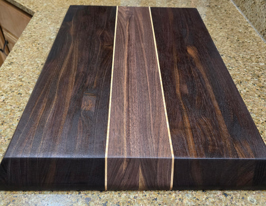 Walnut and Maple Cutting Board