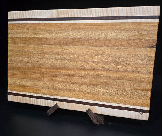 Vanilla Wood/Nogal/Curly Maple Cutting Board