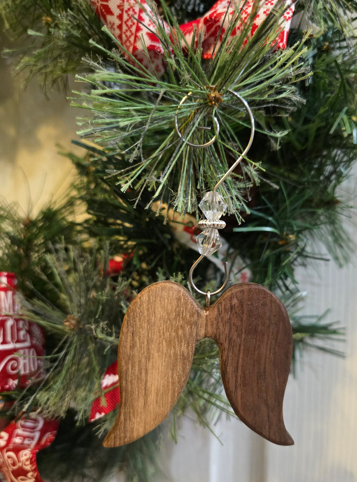 Angel Wing Christmas Ornaments