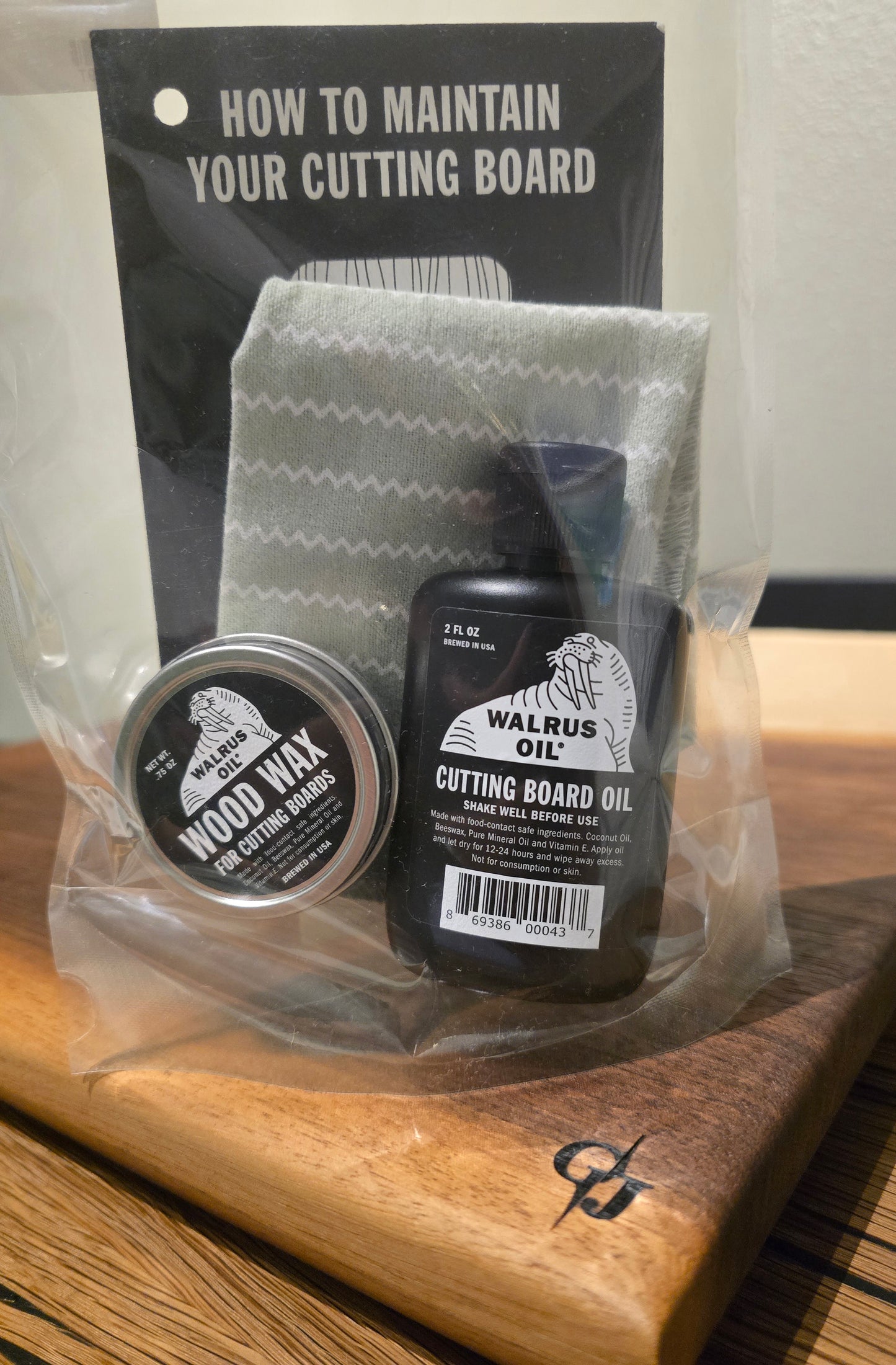 Cutting Board Care Kit