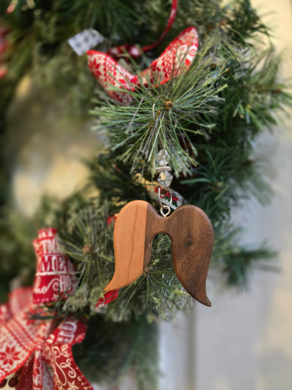 Angel Wing Christmas Ornaments