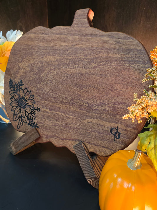 Mahogany Pumpkin-shaped Cheese Board