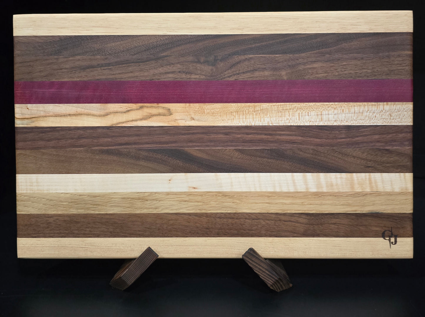 Multi-Hardwood Edge-grain Cutting Board