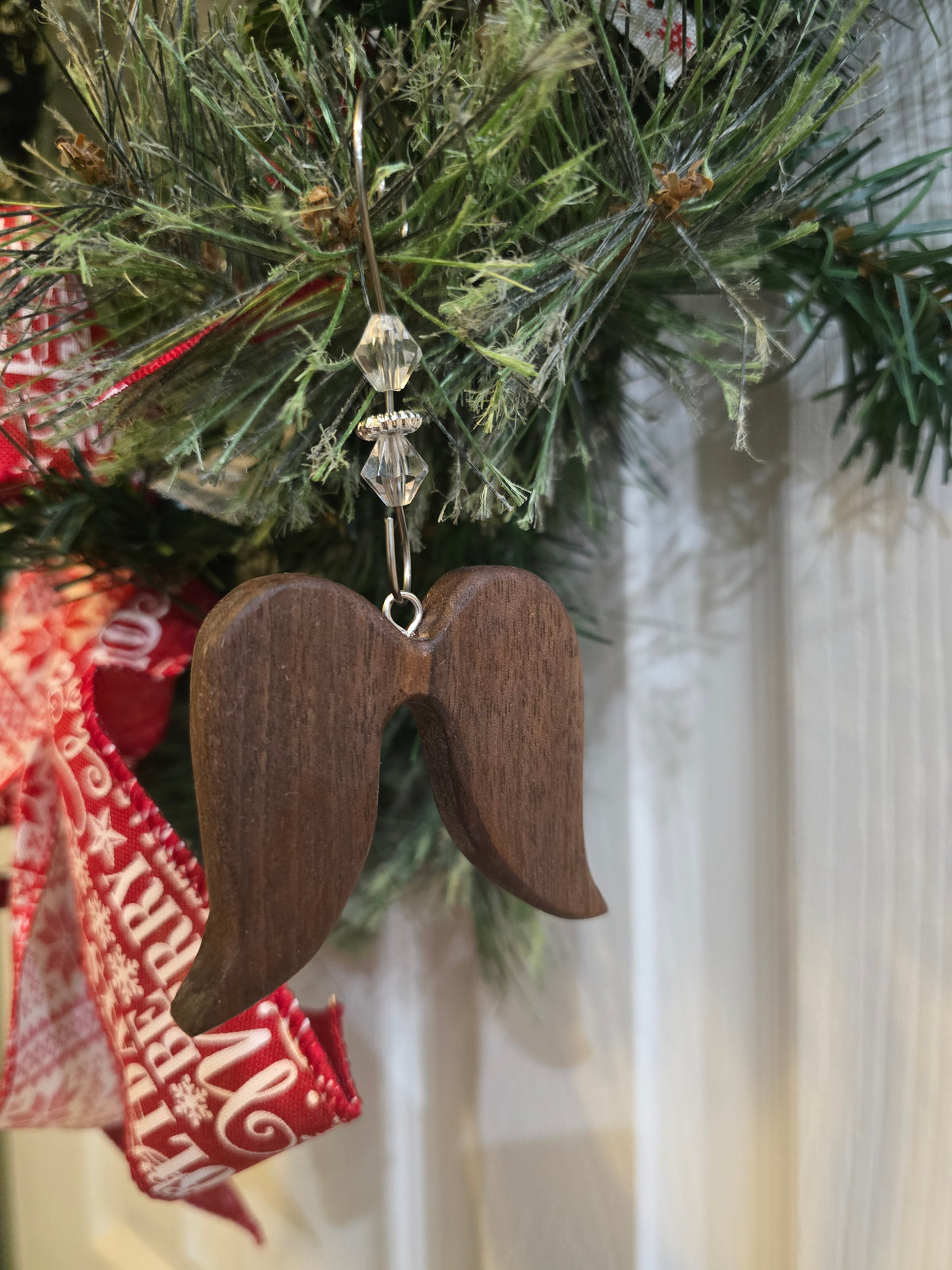 Angel Wing Christmas Ornaments