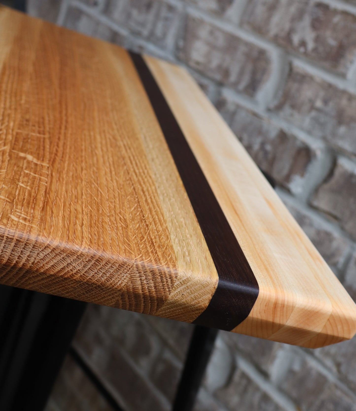 Maple, Walnut, and White Oak SPO Edge Grain Brisket Board