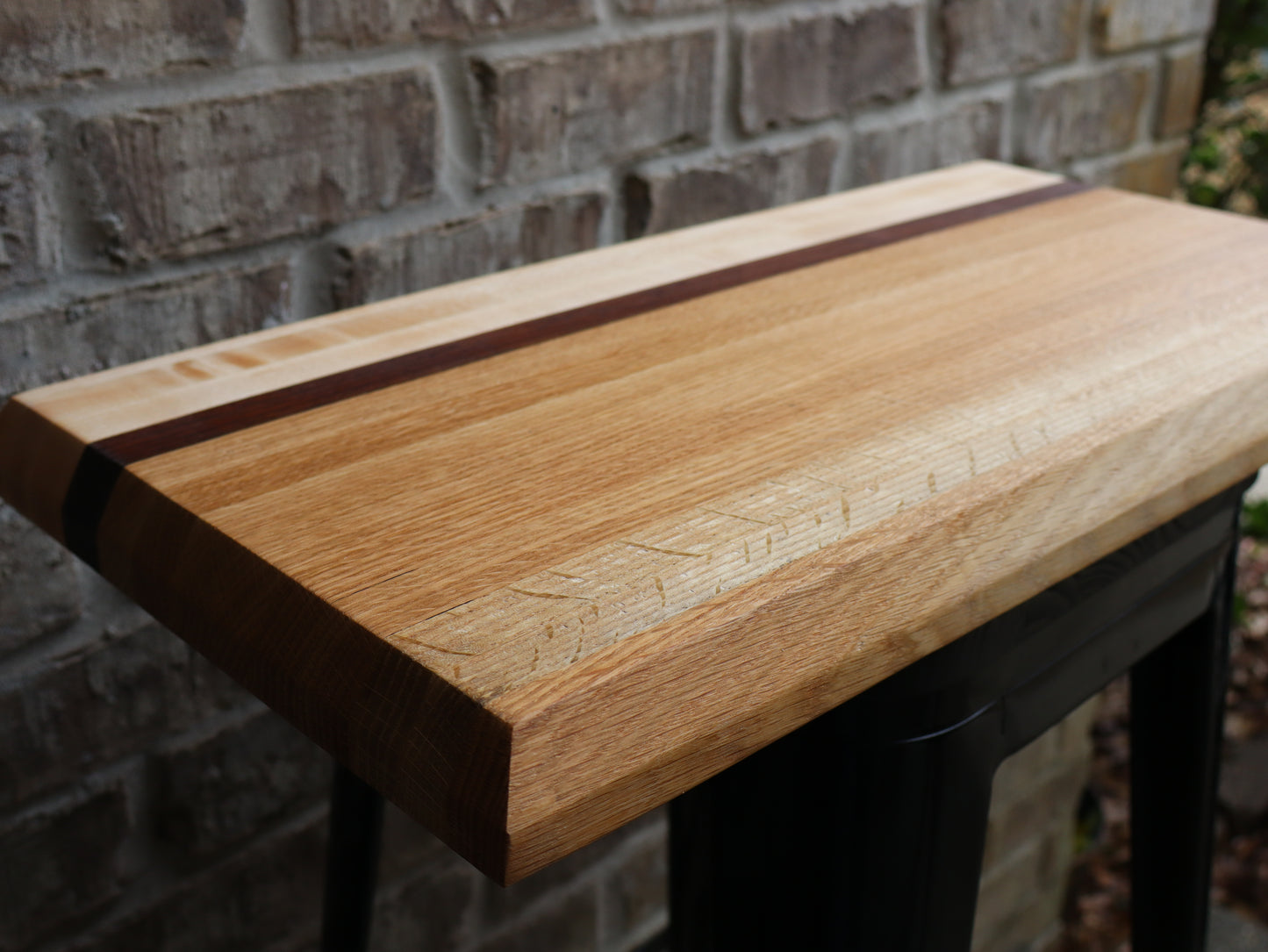 Maple, Walnut, and White Oak SPO Edge Grain Brisket Board